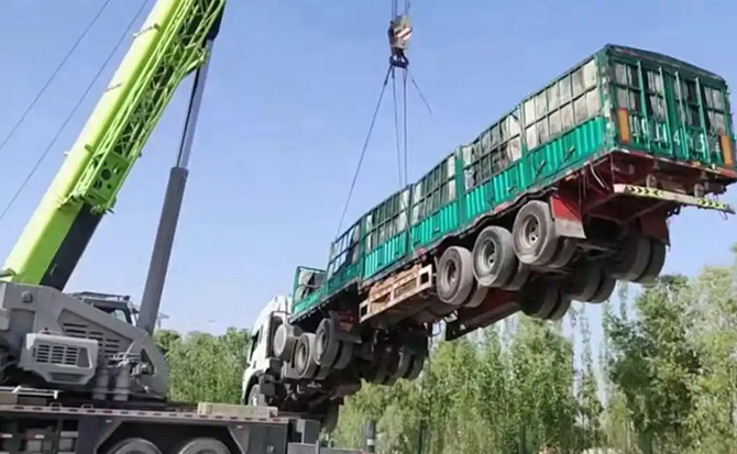 涧西区道路脱困救援案例